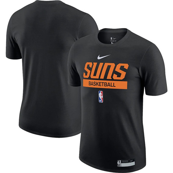 Men's Phoenix Suns Black 2022/23 Legend On-Court Practice Performance T-Shirt - Click Image to Close